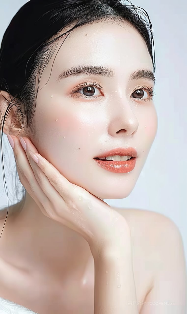 高雅护肤女性迷人气质魅力美妆美白少女