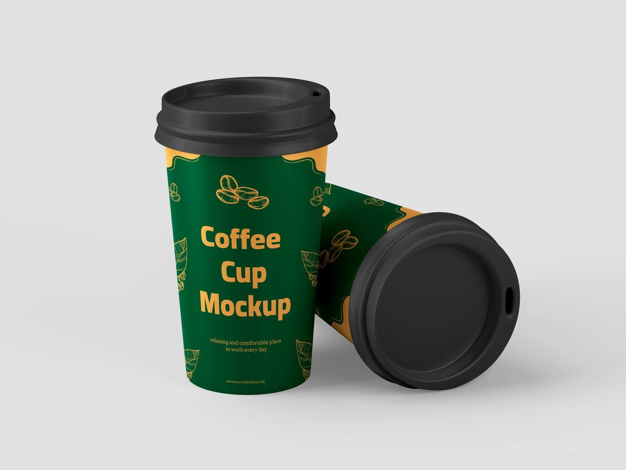 咖啡杯包装样机