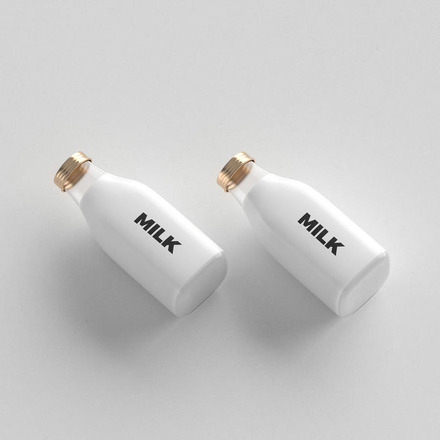 牛奶瓶样机素材