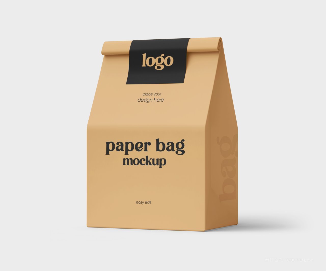 外卖纸袋包装样机