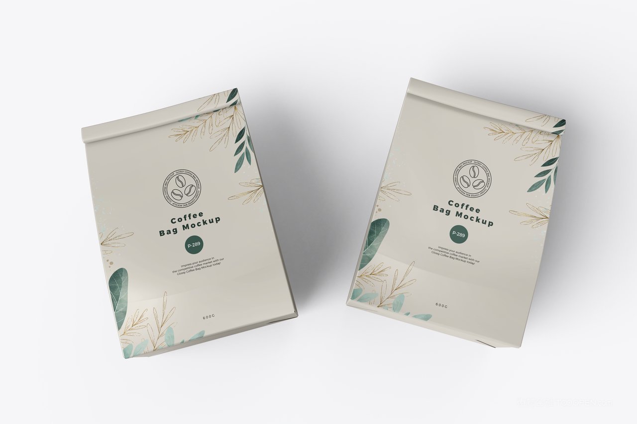 咖啡袋包装纸袋样机