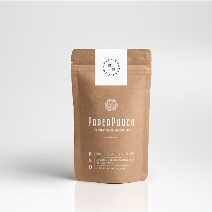 牛皮纸自封袋样机智能模板