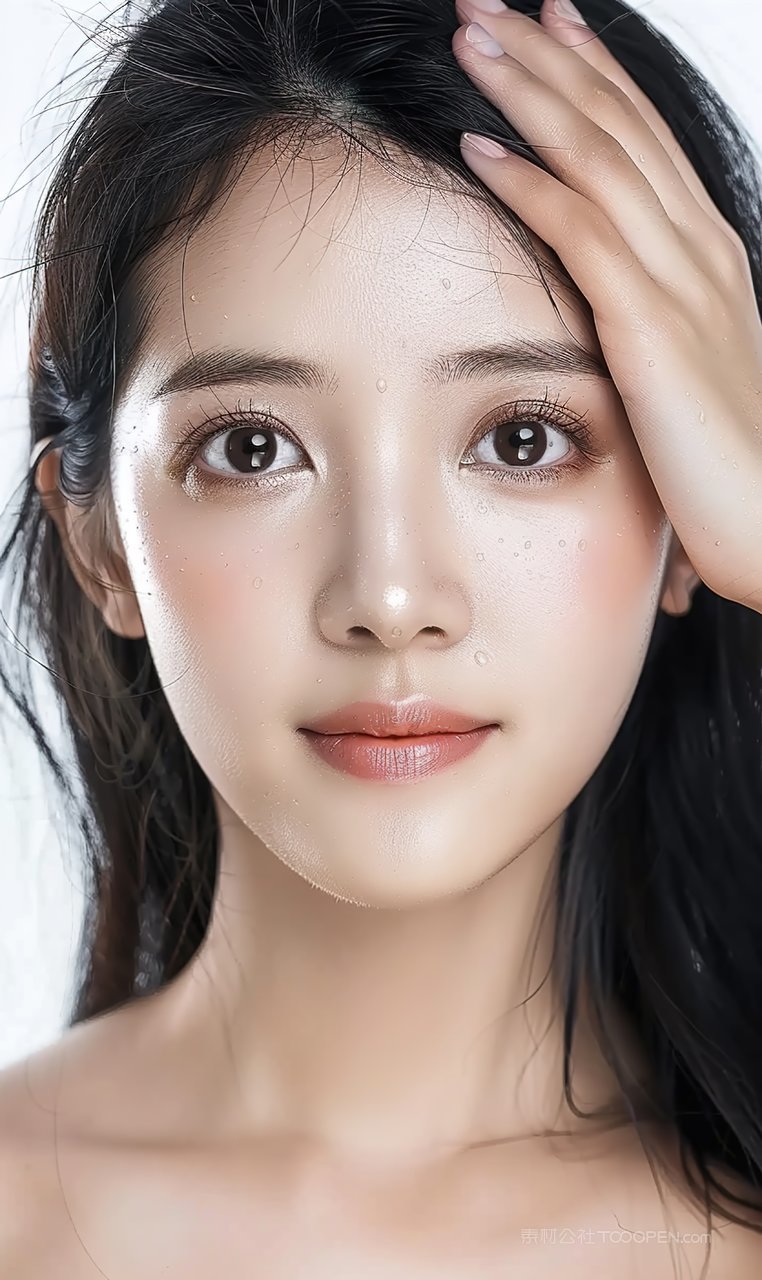 美女清纯美容魅力时尚优美彩妆