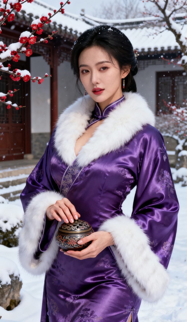 大胸美女妩媚美艳性感古风汉服