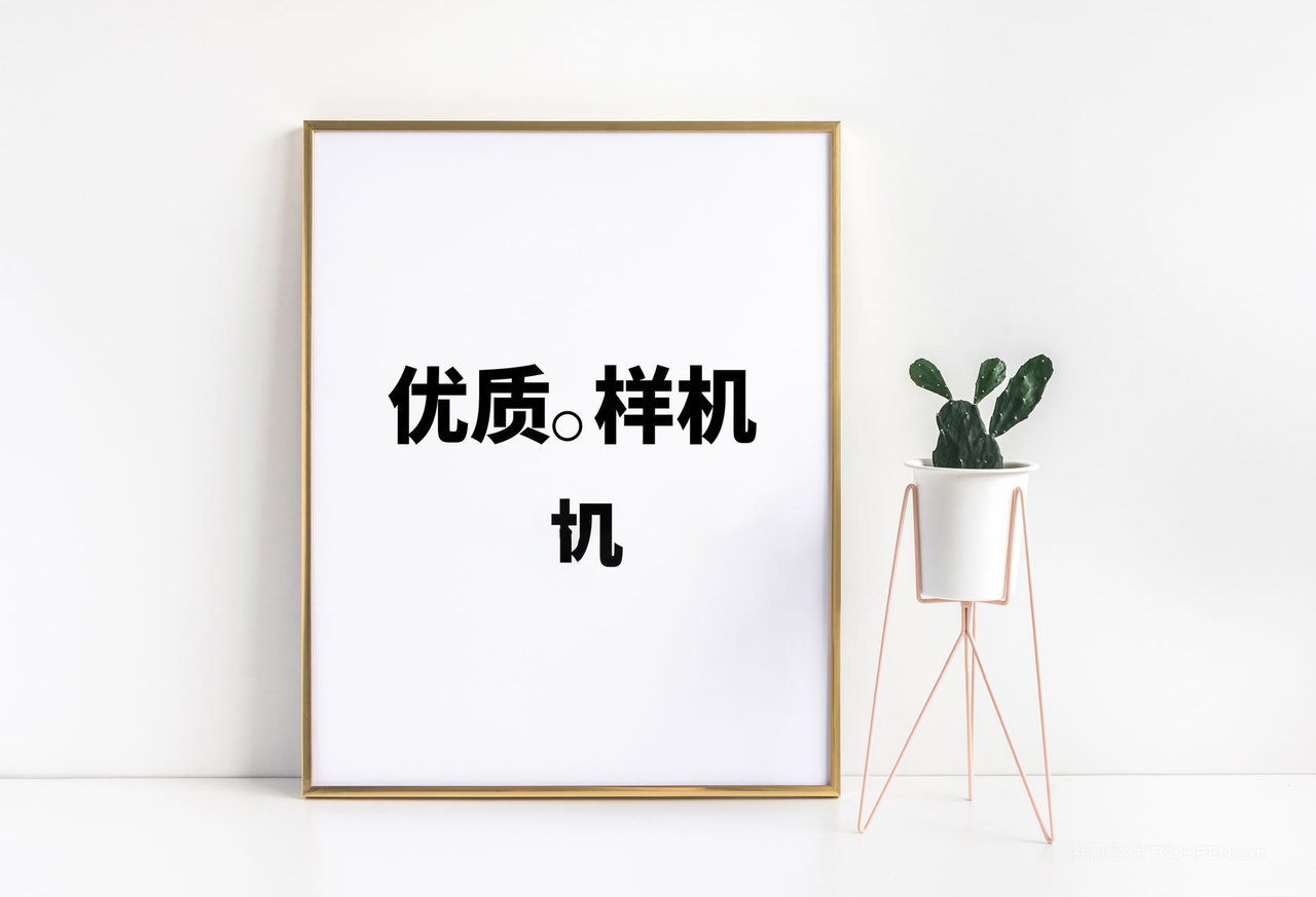 相框框架摆件桌面画框展示样机 (3)