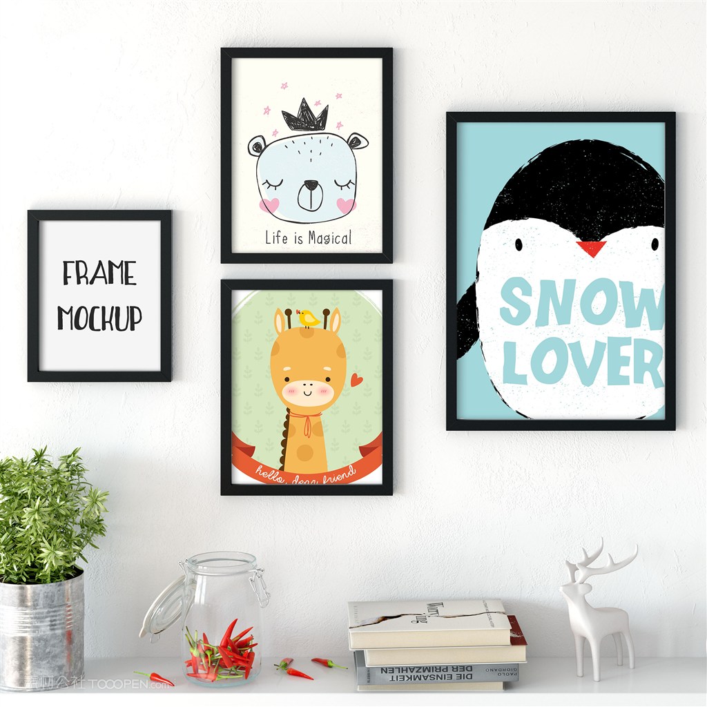 装饰画画框样机