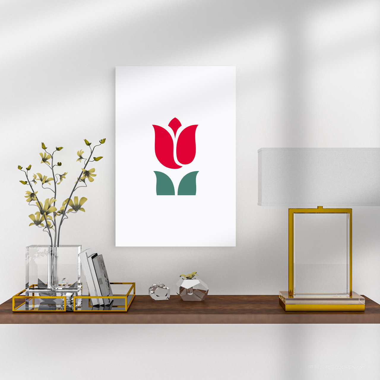 墙上挂画装饰画画框相框样机