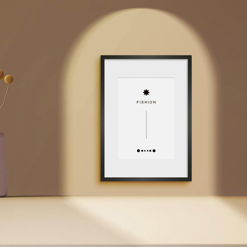 ins风的巨型装饰画样机