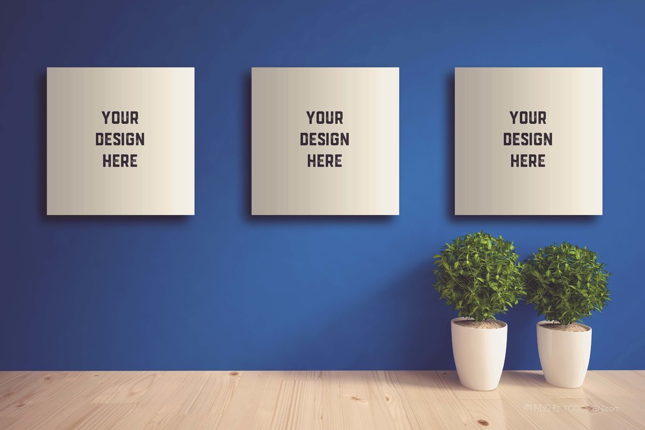 室内墙壁画框样机