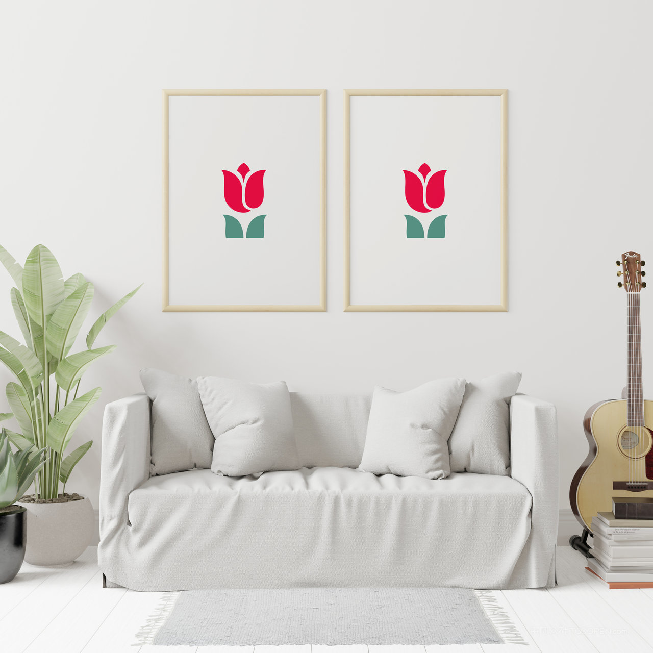 沙发背景墙装饰画画框相框墙上挂画样机