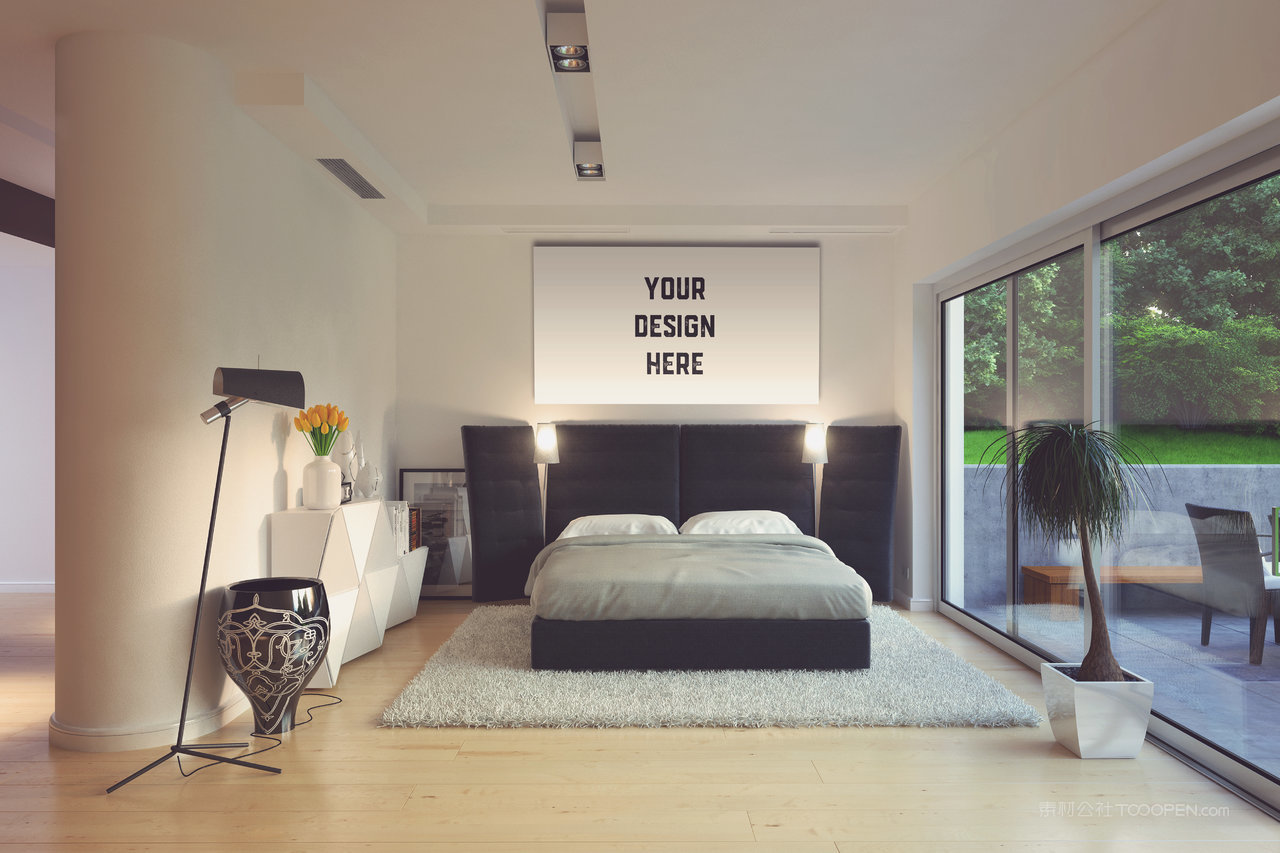 室内墙壁画框样机