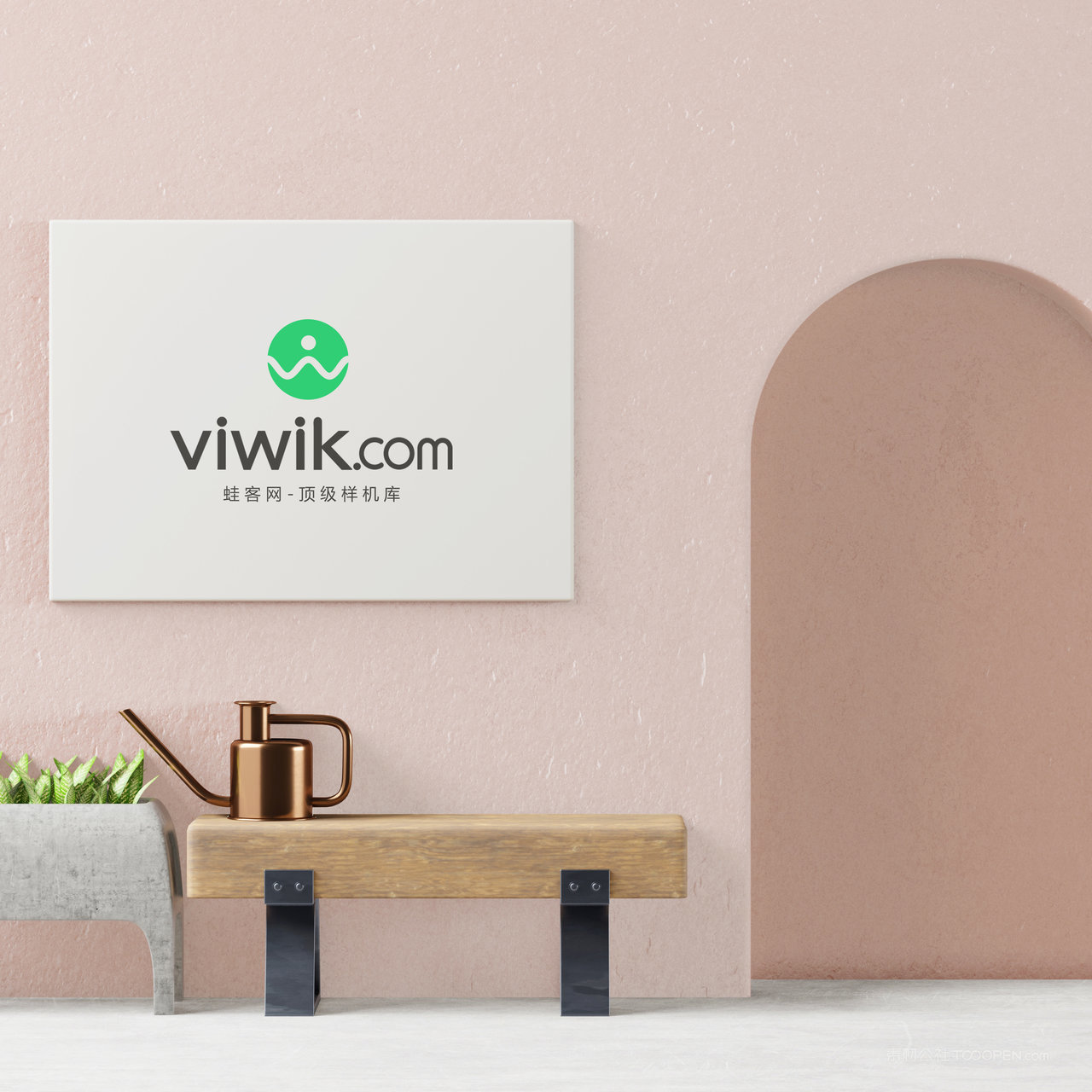 墙上相框装饰画画框贴图样机