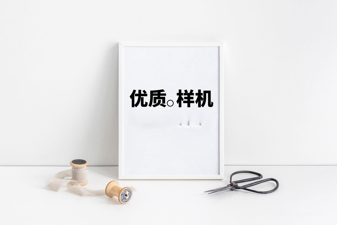 相框框架摆件桌面画框展示psd样机 (15)