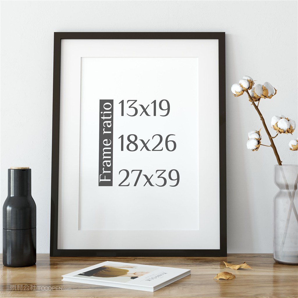 现代风格装饰画画框样机