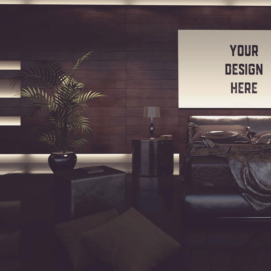 卧室墙壁画框样机