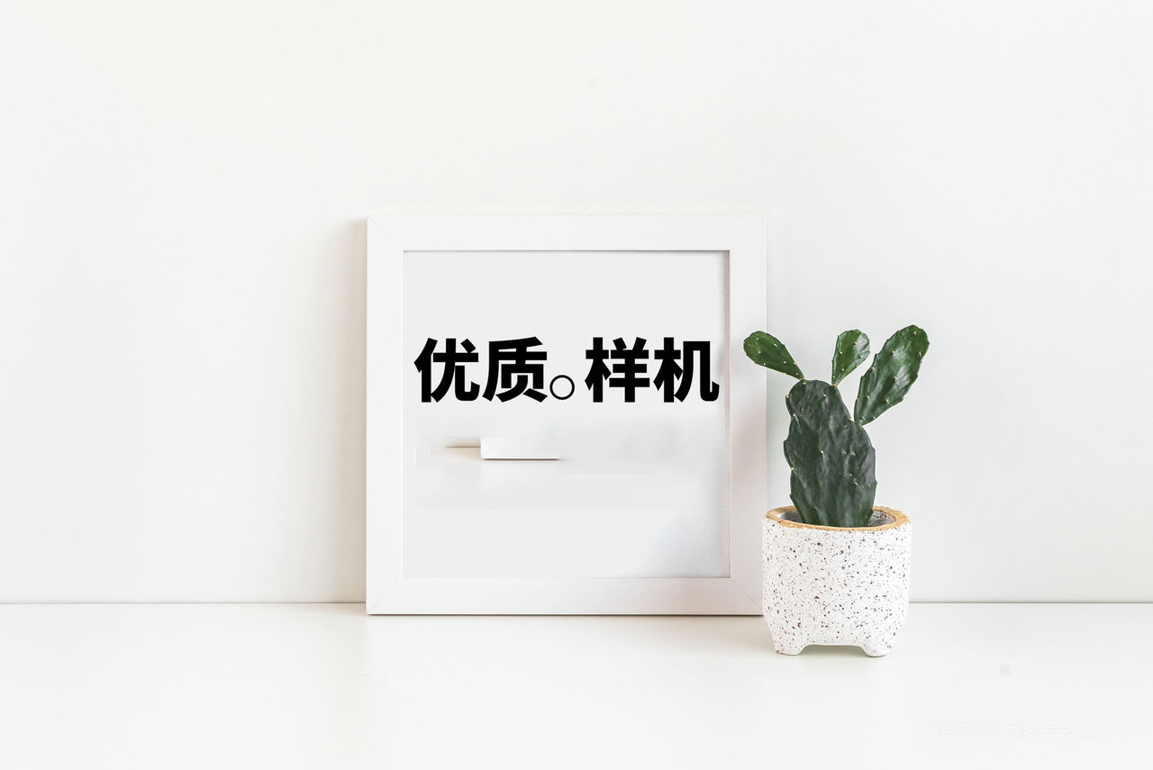 相框框架摆件桌面画框展示样机 (12)