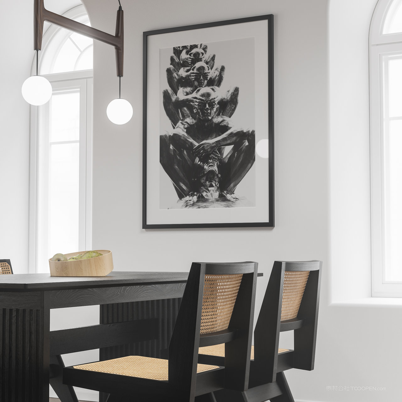 家居装饰画画框相框样机