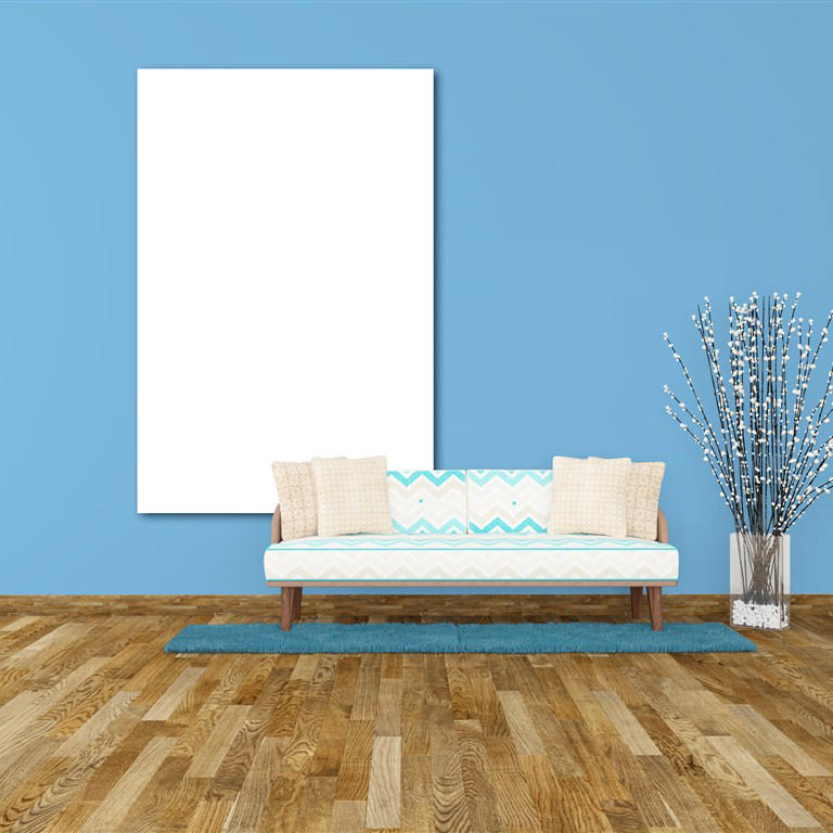 地板上漂亮的沙发