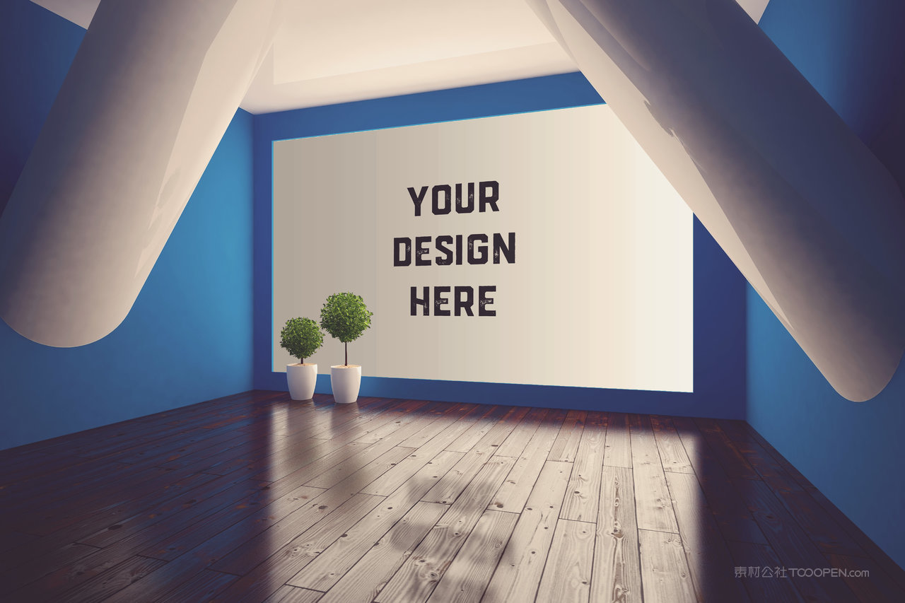 室内墙壁画框样机