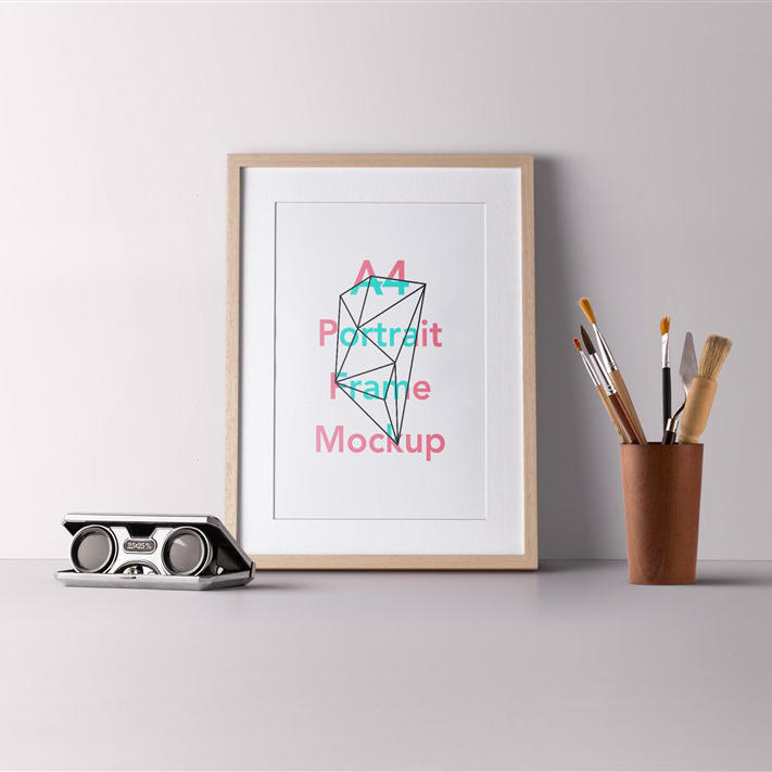 清新室内画框样机