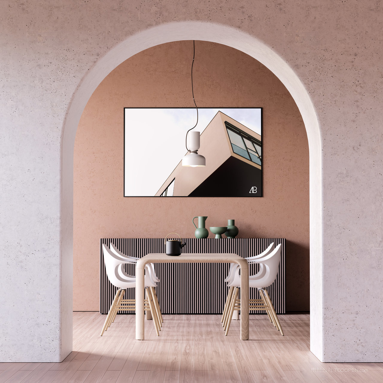 门洞家居装饰画画框贴图样机