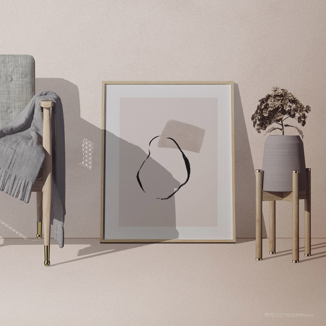 实木相框画框十字绣裱框贴图样机