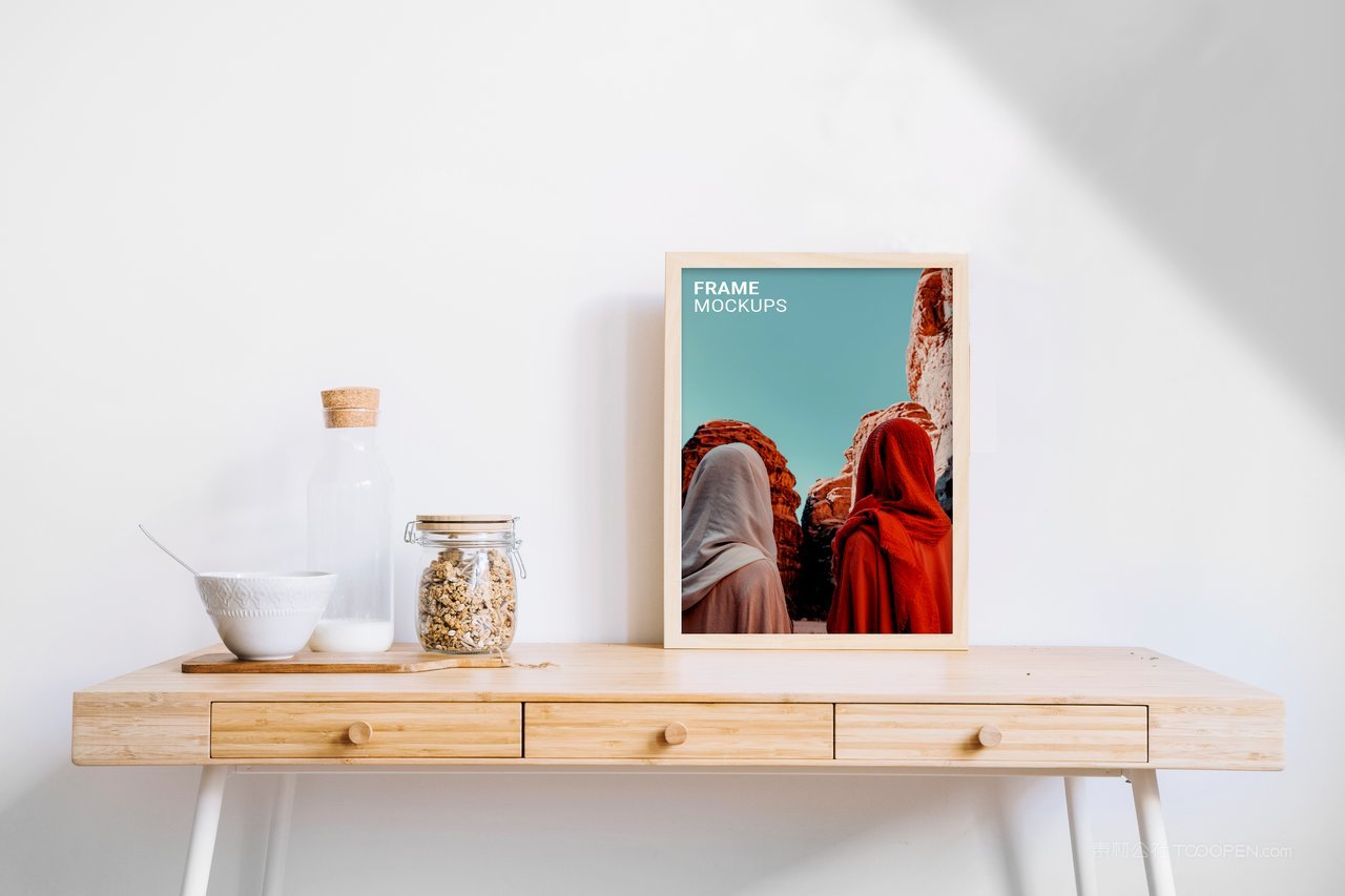 摄影作品相框样机