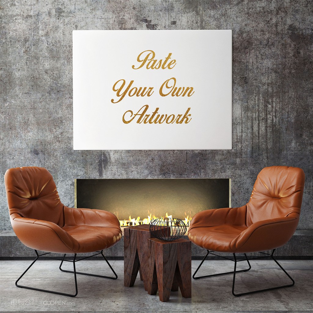 装饰画框样机相框贴图模板