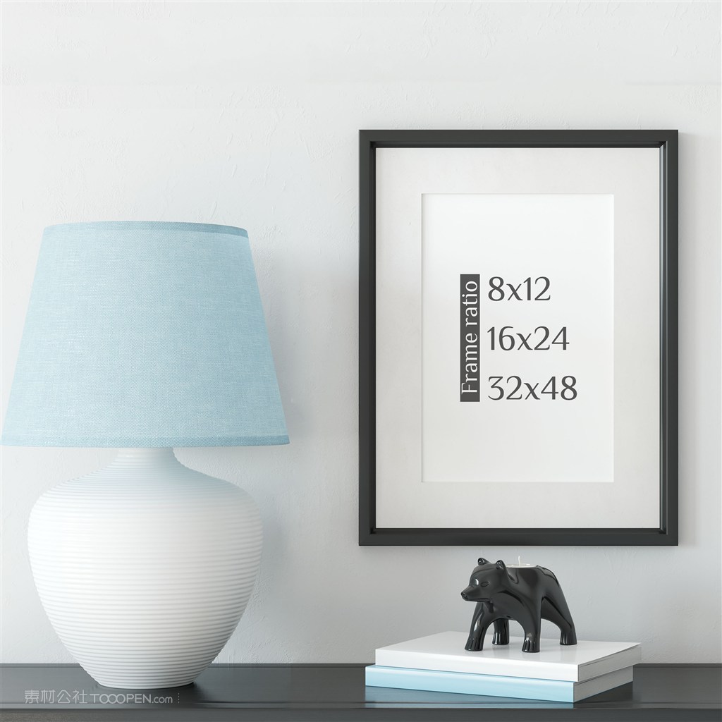 装饰画框样机相框贴图模板