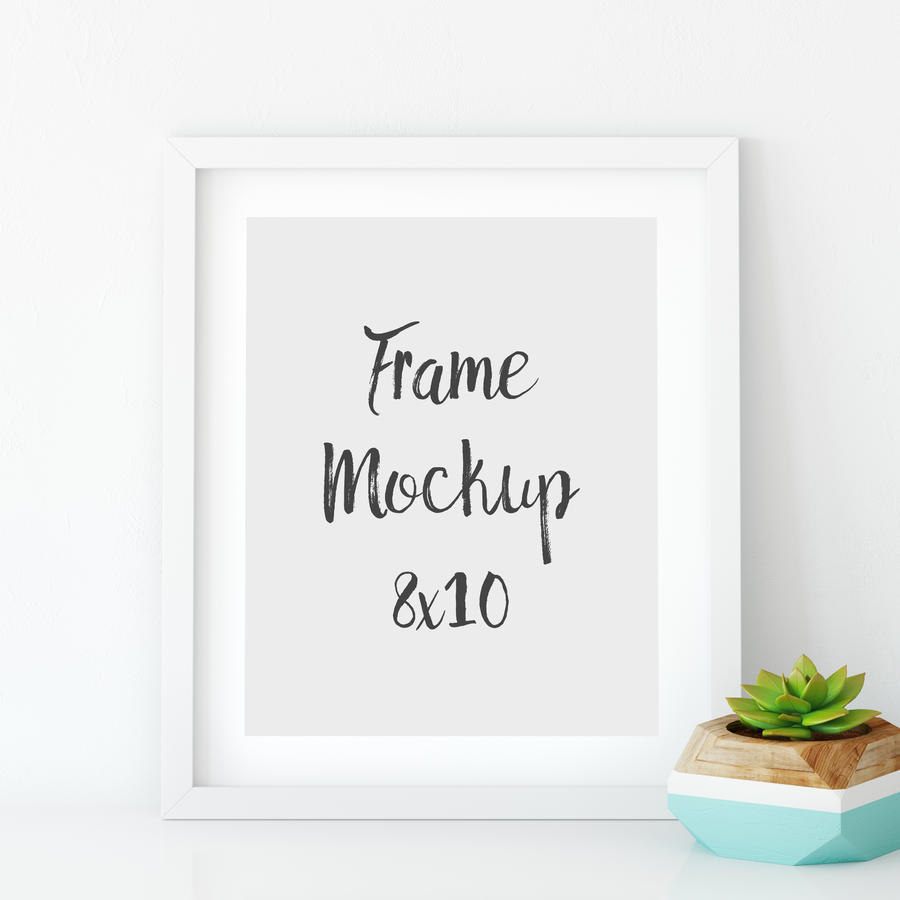 装饰画时尚挂画样机psd