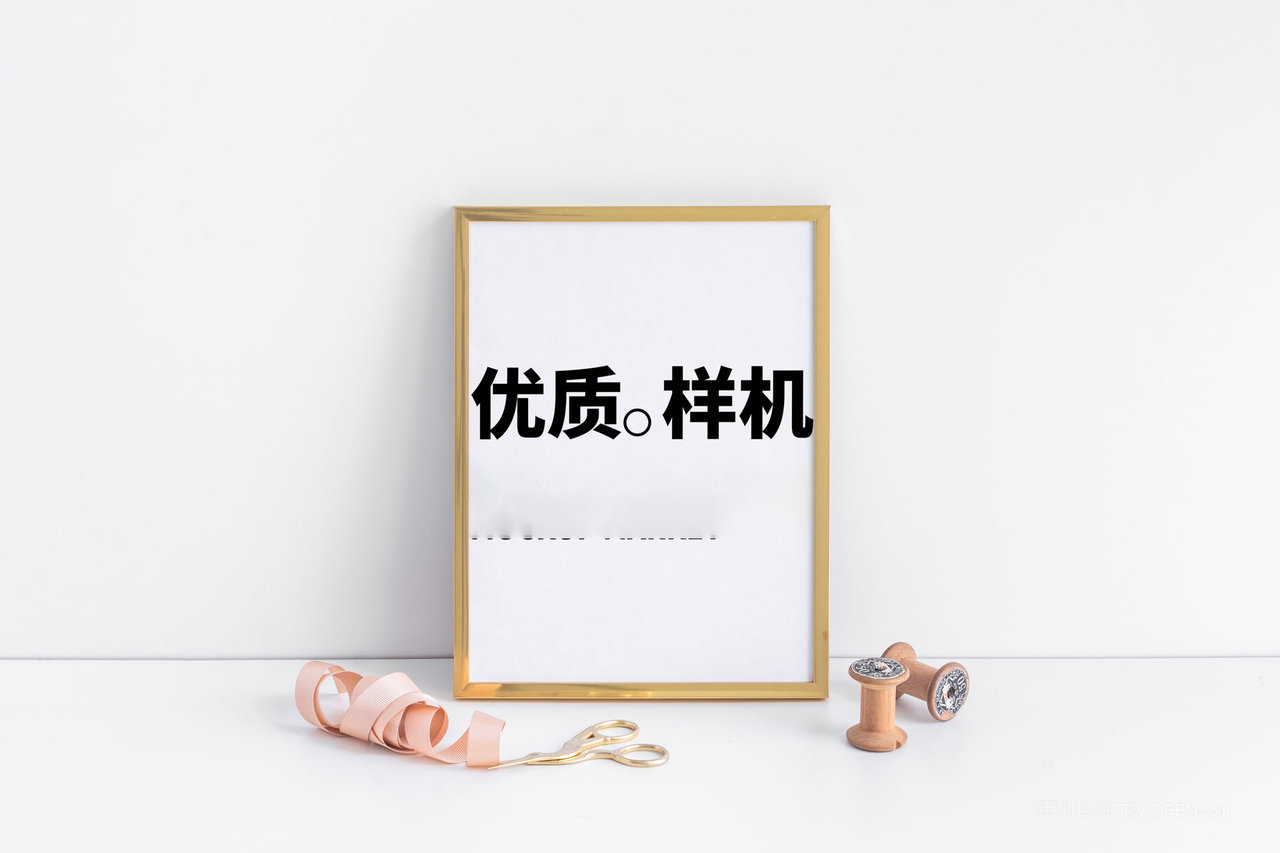 相框框架摆件桌面画框展示psd样机 (16)