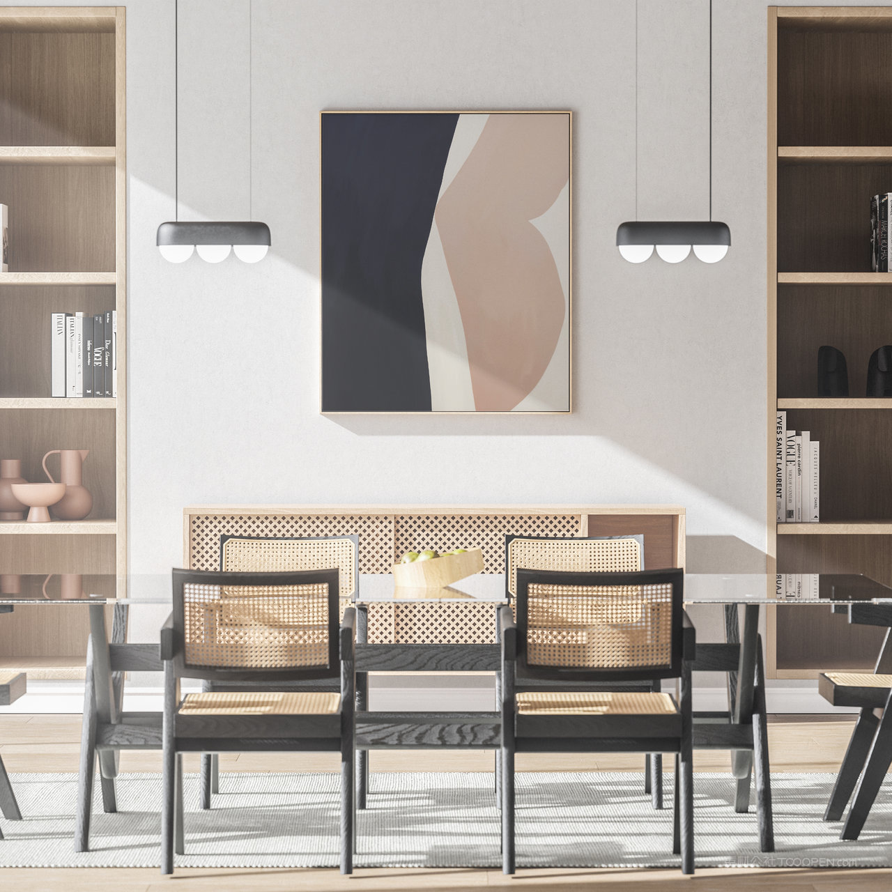 家居装饰画画框贴图样机