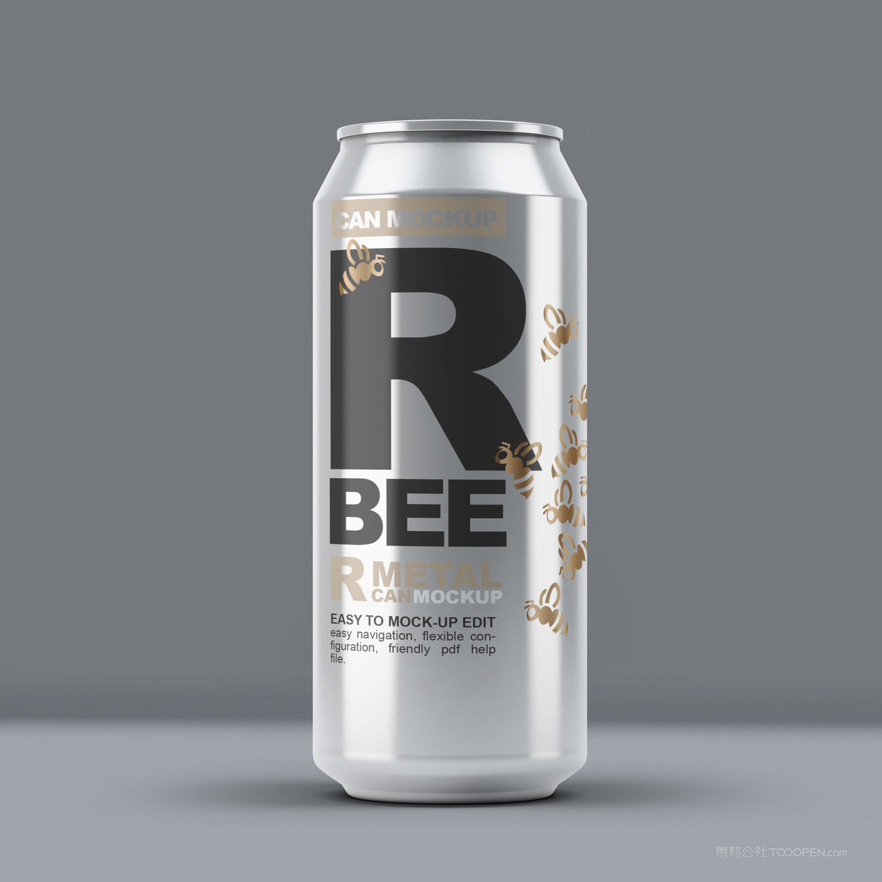 啤酒易拉罐样机