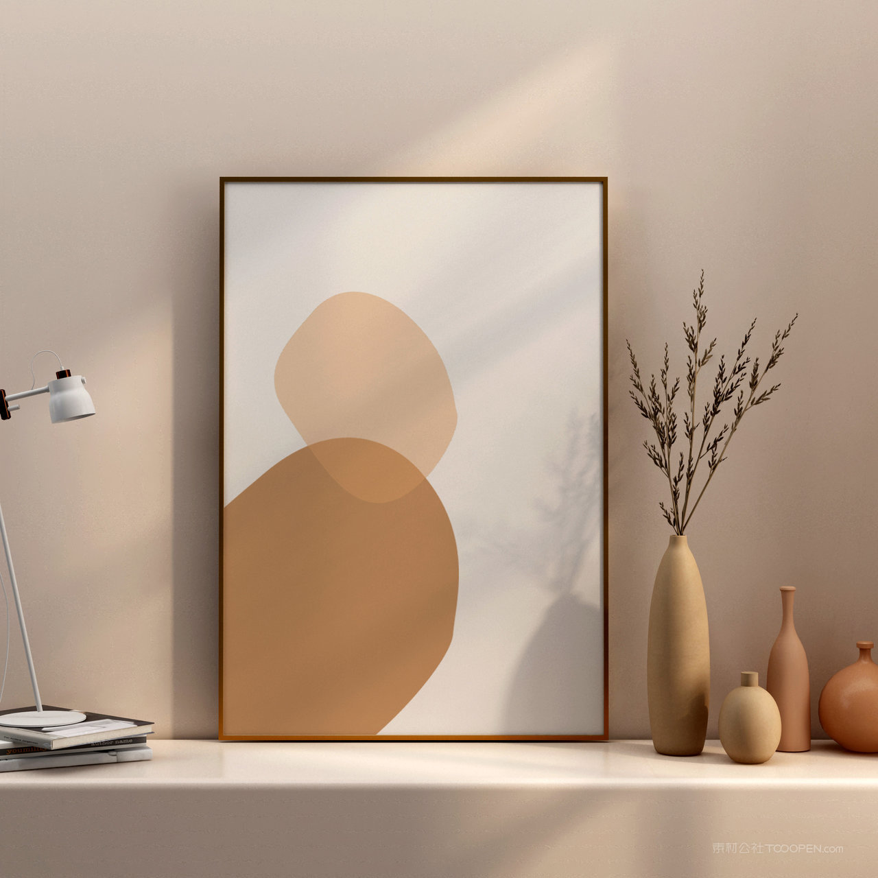 相框装饰画画框贴图样机