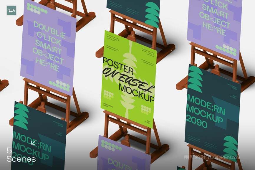 画架海报样机