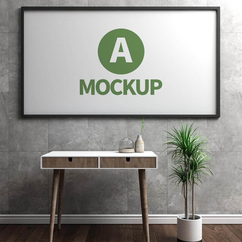 家装装饰挂画样机