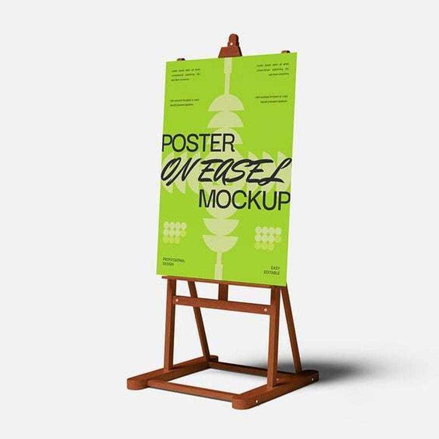 画架海报样机