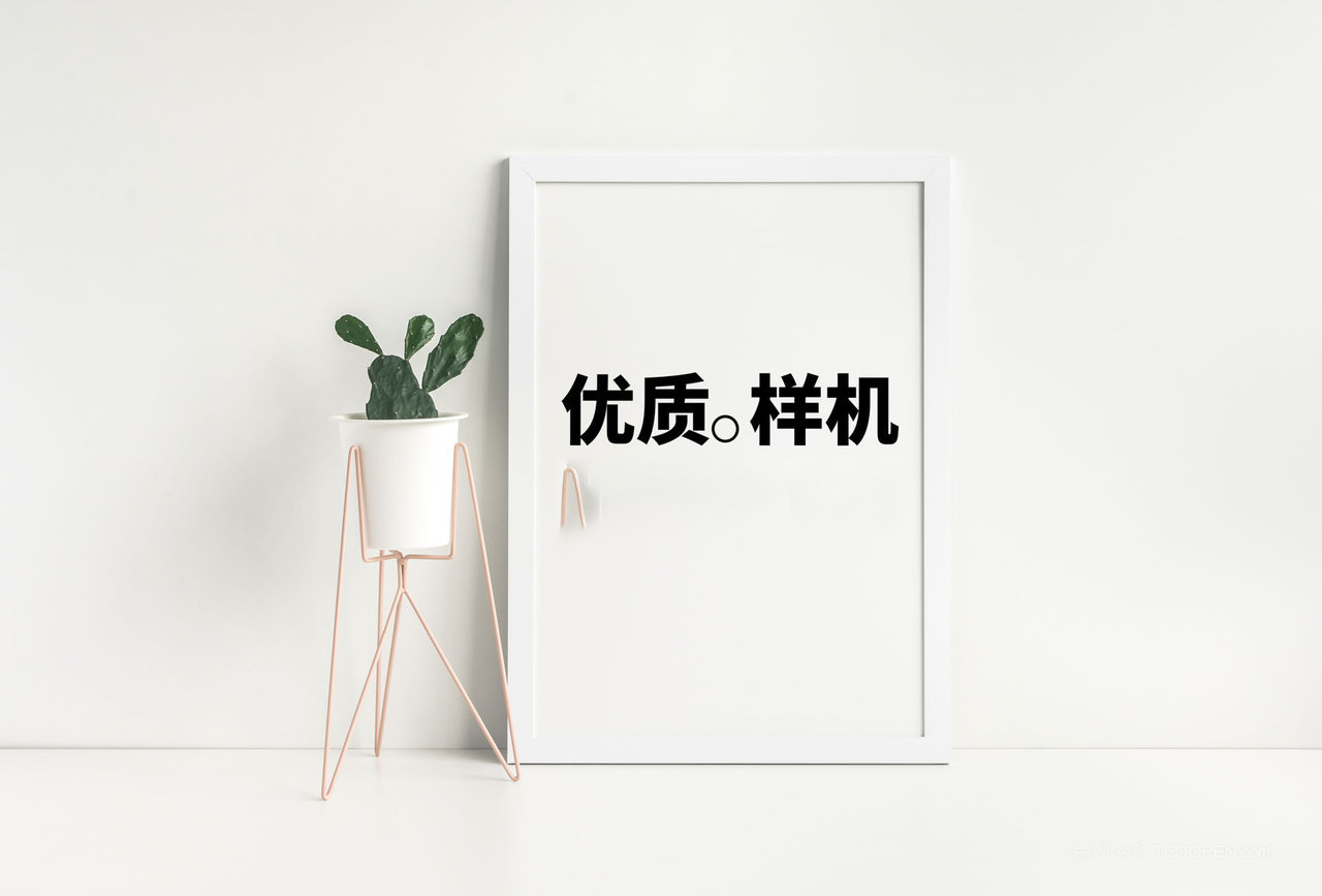 相框框架摆件桌面画框展示样机 (10)