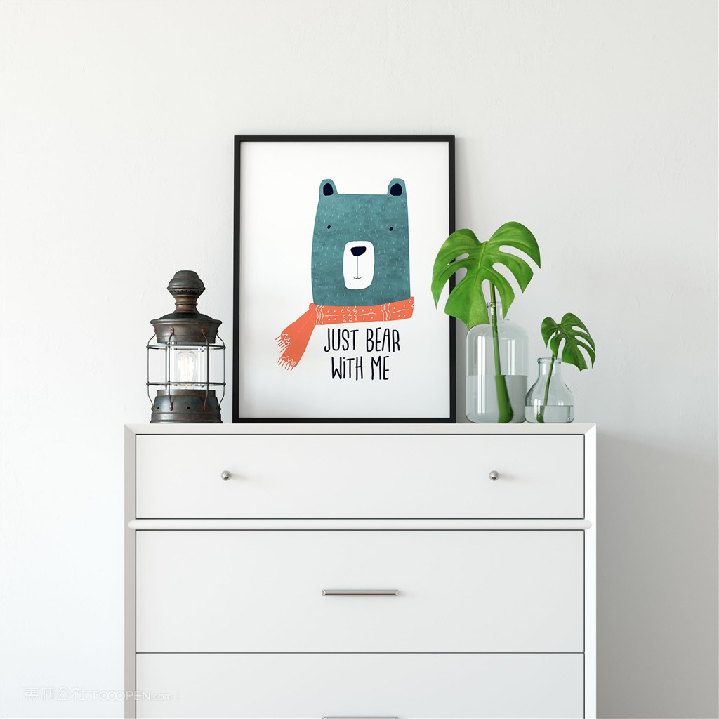 玄关过道装饰画画框样机