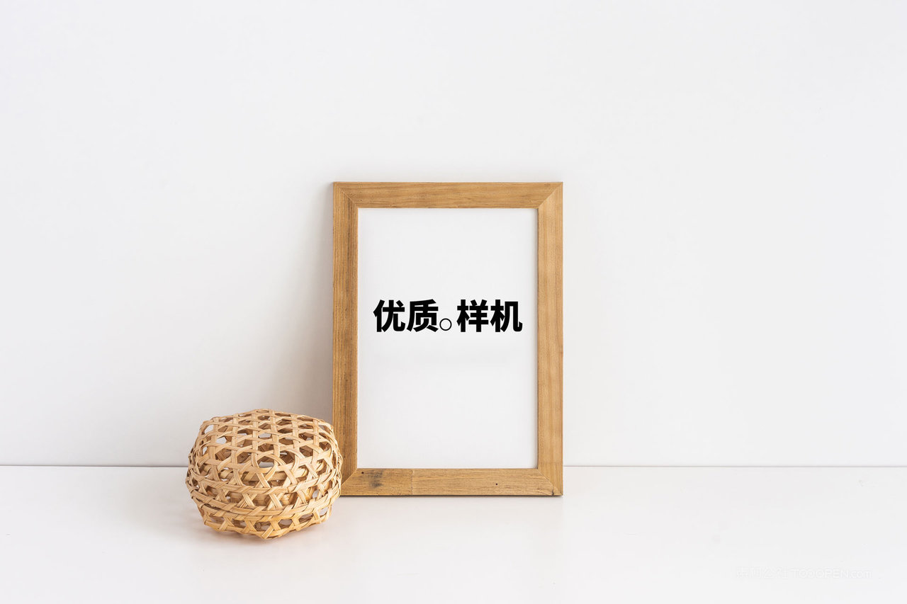 相框框架摆件桌面画框展示psd样机 (7)